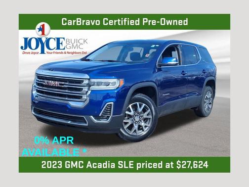 Ultra Blue Metallic 2023 GMC Acadia SLE