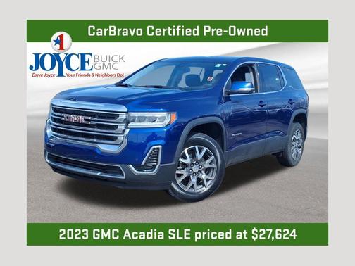 Ultra Blue Metallic 2023 GMC Acadia SLE