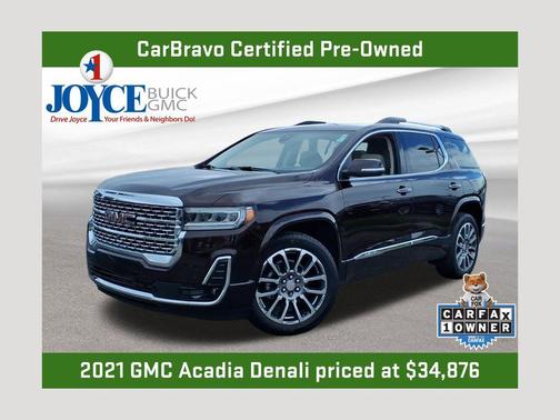 Red Mahogany Metallic 2021 GMC Acadia Denali