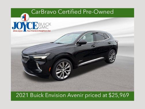 Ebony Twilight Metallic 2021 Buick Envision Avenir