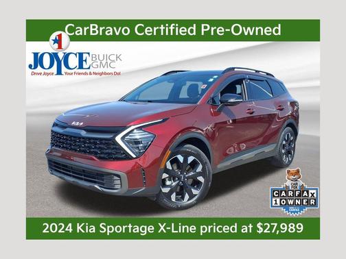 Dawning Red 2024 Kia Sportage X-Line