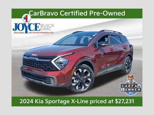 Dawning Red 2024 Kia Sportage X-Line