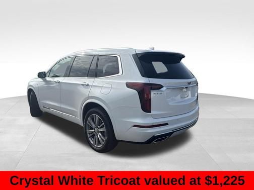 Crystal White Tricoat 2024 Cadillac XT6 Premium Luxury FWD