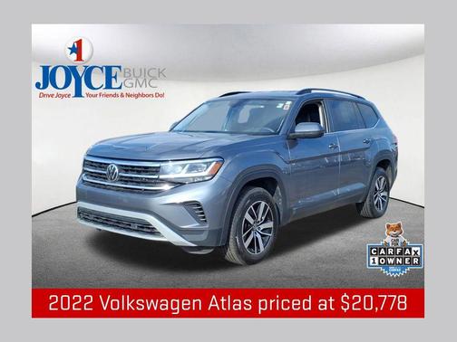 Platinum Gray Metallic 2022 Volkswagen Atlas 2.0T SE SUV