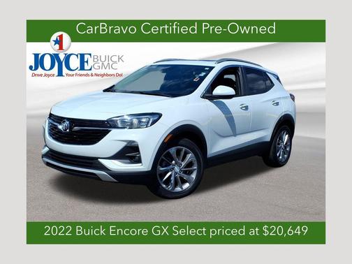 Summit White 2022 Buick Encore GX Select