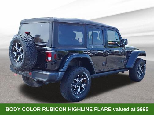 Black Clearcoat 2022 Jeep Wrangler Unlimited Rubicon