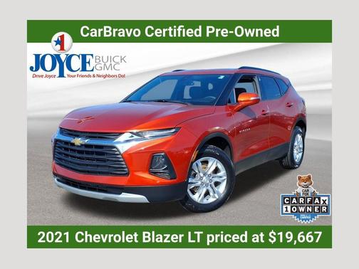 Cayenne Orange Metallic 2021 Chevrolet Blazer 2LT