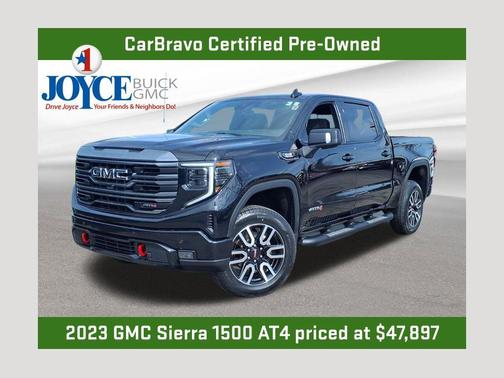 Onyx Black 2023 GMC Sierra 1500 AT4