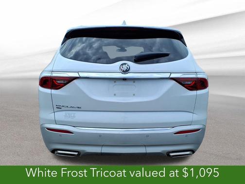 White Frost Tricoat 2024 Buick Enclave Essence