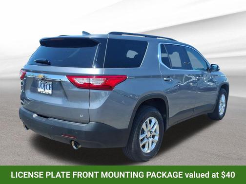 Satin Steel Metallic 2019 Chevrolet Traverse LT Cloth