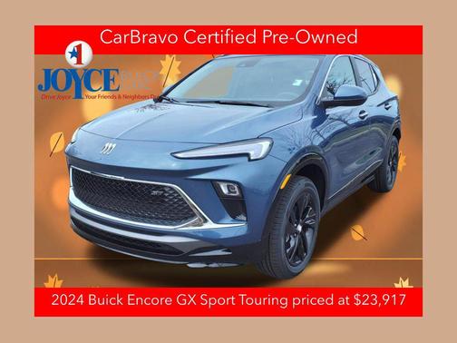Ocean Blue Metallic 2024 Buick Encore GX Sport Touring