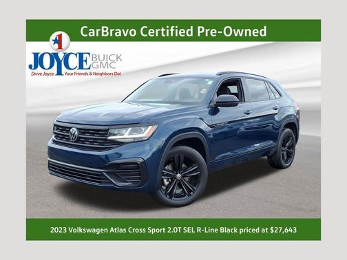 Tourmaline Blue Metallic 2023 Volkswagen Atlas Cross Sport 2.0T SEL