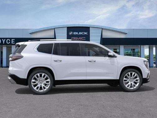 Glacier White Tricoat 2026 GMC Acadia Denali