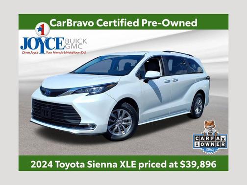 Wind Chill Pearl 2024 Toyota Sienna XLE