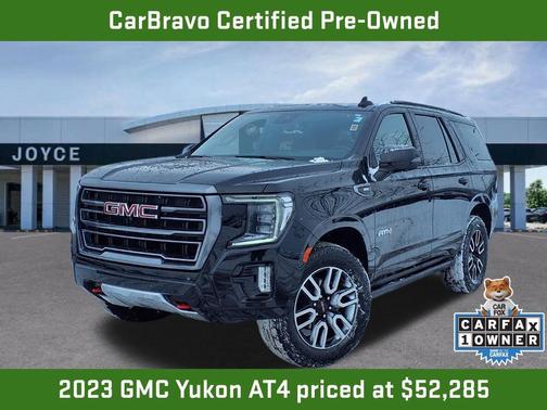 Onyx Black 2023 GMC Yukon AT4