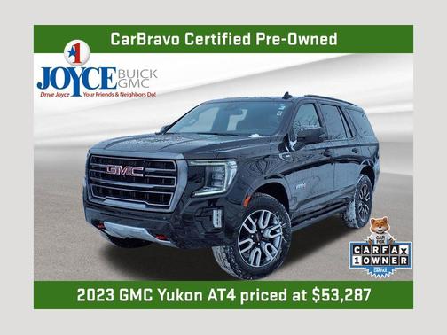 Onyx Black 2023 GMC Yukon AT4