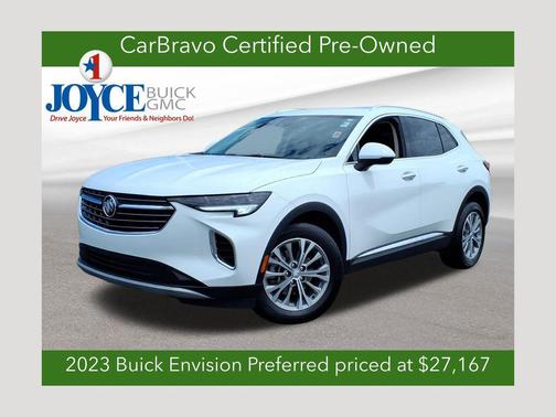 Summit White 2023 Buick Envision Preferred