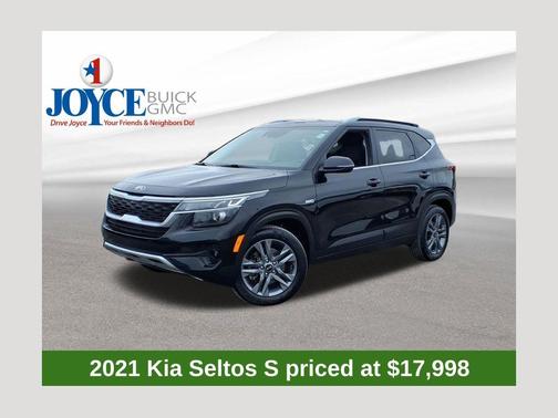 Cherry Black 2021 Kia Seltos S