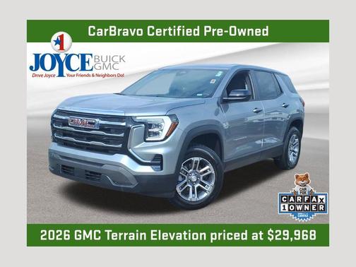 Sterling Metallic 2026 GMC Terrain Elevation