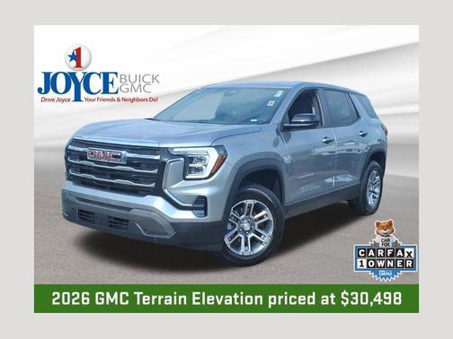 Sterling Metallic 2026 GMC Terrain Elevation