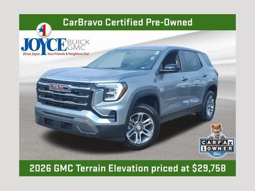 Sterling Metallic 2026 GMC Terrain Elevation