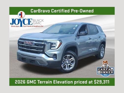 Sterling Metallic 2026 GMC Terrain Elevation