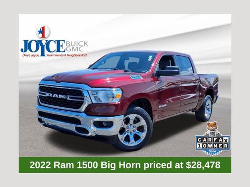 Delmonico Red Pearlcoat 2022 RAM 1500 Big Horn/Lone Star
