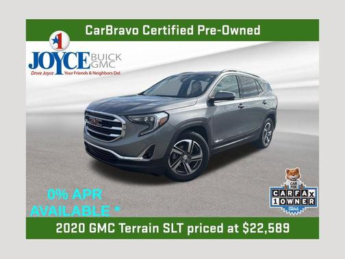 Satin Steel Metallic 2020 GMC Terrain SLT