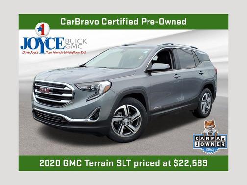 Satin Steel Metallic 2020 GMC Terrain SLT