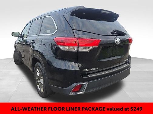Midnight Black Metallic 2018 Toyota Highlander Limited Platinum