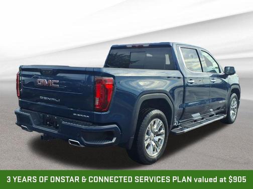 Pacific Blue Metallic 2022 GMC Sierra 1500 Denali