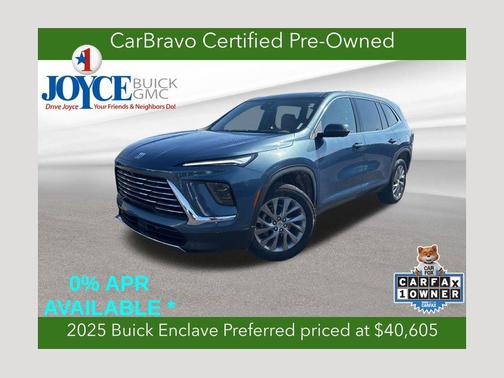 Ocean Blue Metallic 2025 Buick Enclave Preferred