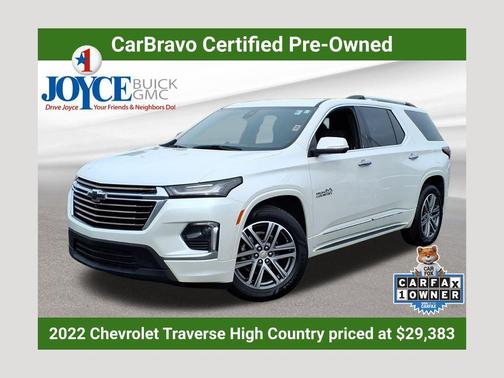 Iridescent Pearl Tricoat 2022 Chevrolet Traverse High Country