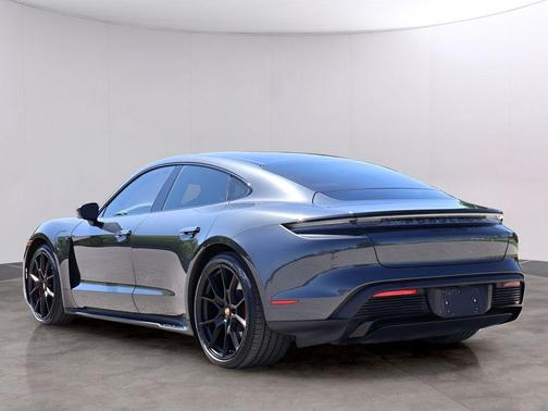 Volcano Grey Metallic 2023 Porsche Taycan GTS