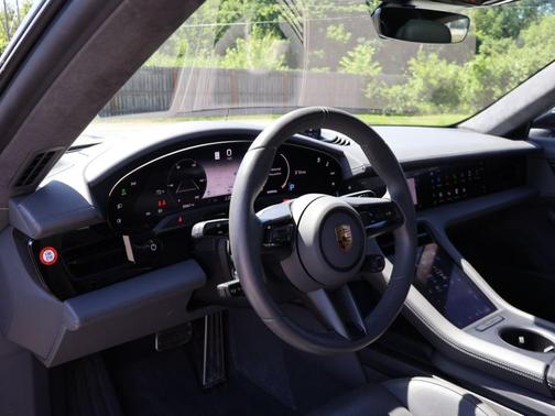 Volcano Grey Metallic 2023 Porsche Taycan GTS