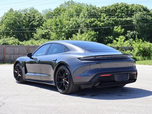Volcano Grey Metallic 2023 Porsche Taycan GTS