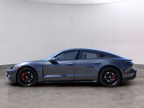 Volcano Grey Metallic 2023 Porsche Taycan GTS
