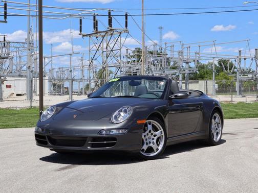 Slate Gray Metallic 2006 Porsche 911 Carrera 4 Cabriolet