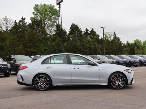 Cirrus Silver Metallic 2024 Mercedes-Benz AMG C 43 Base 4MATIC