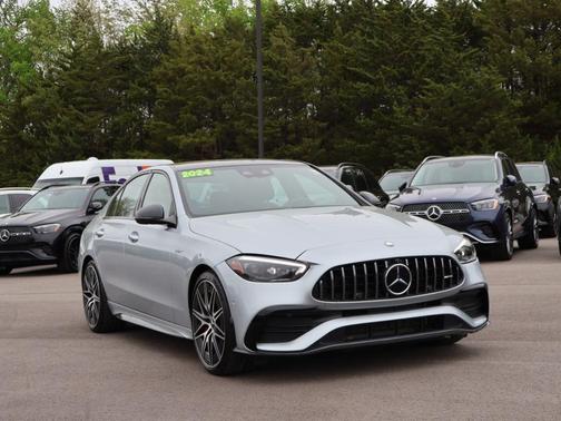 Cirrus Silver Metallic 2024 Mercedes-Benz AMG C 43 Base 4MATIC