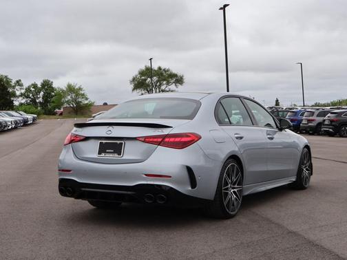 Cirrus Silver Metallic 2024 Mercedes-Benz AMG C 43 Base 4MATIC