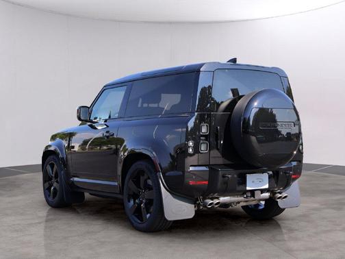 Santorini Black 2026 Land Rover Defender P525 V8