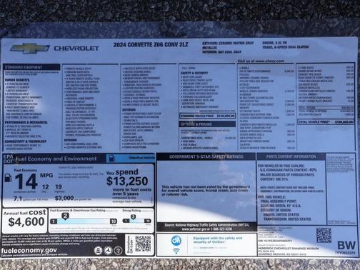 2024 Chevrolet Corvette Z06