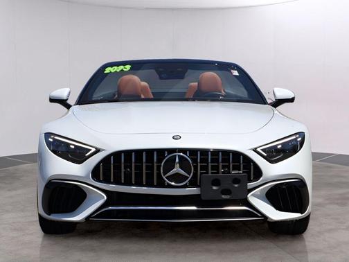 Moonlight White 2023 Mercedes-Benz AMG SL 55 Base