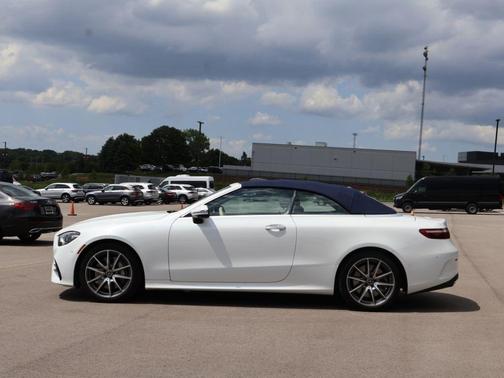 Moonlight White 2023 Mercedes-Benz E-Class E 450 4MATIC