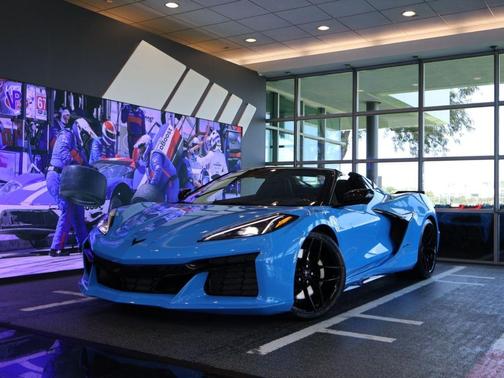 Rapid Blue 2025 Chevrolet Corvette Z06