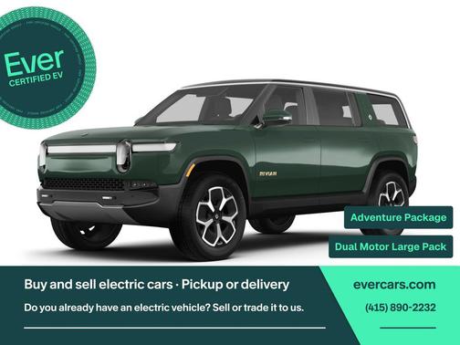 Green 2024 Rivian R1S Adventure