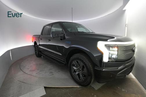 Black Metallic 2025 Ford F-150 Lightning Flash