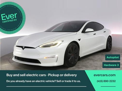 Pearl White Multi-Coat 2022 Tesla Model S Base