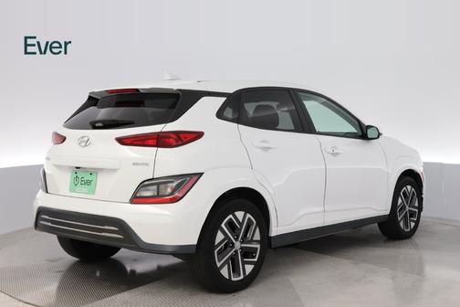Lunar White 2023 Hyundai KONA EV SE
